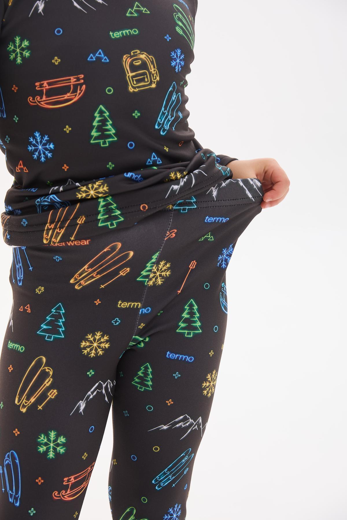 Термобілизна дитяча Thermo Print Kids — NEON WINTER — фото 6