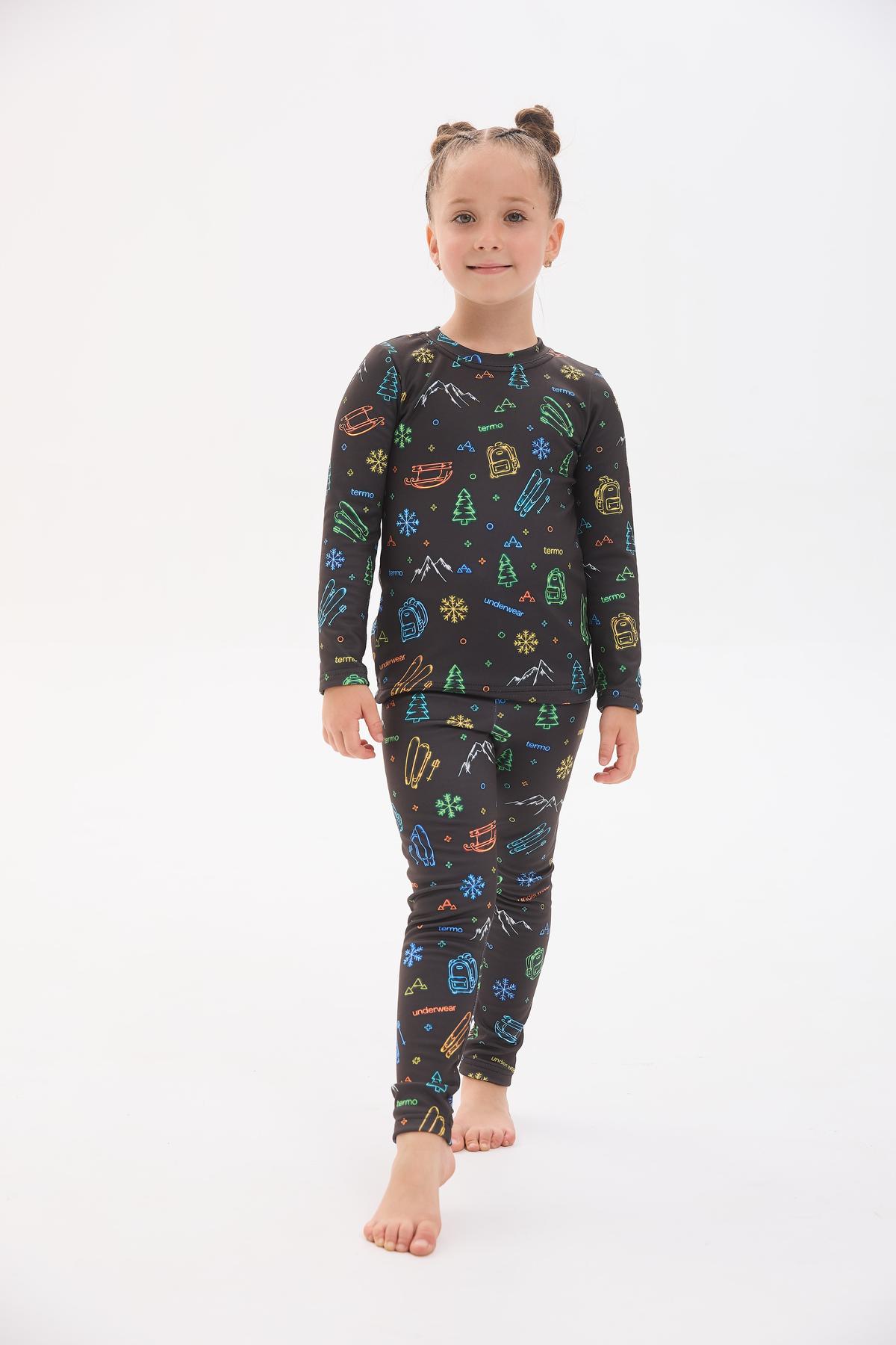 Термобілизна дитяча Thermo Print Kids — NEON WINTER — фото 2