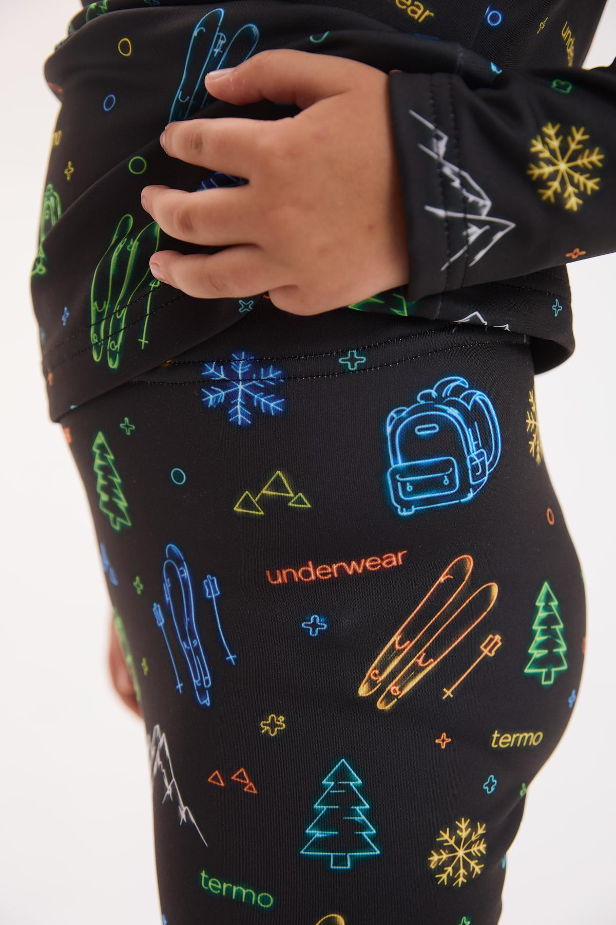 Термобілизна дитяча Thermo Print Kids — NEON WINTER — фото 7