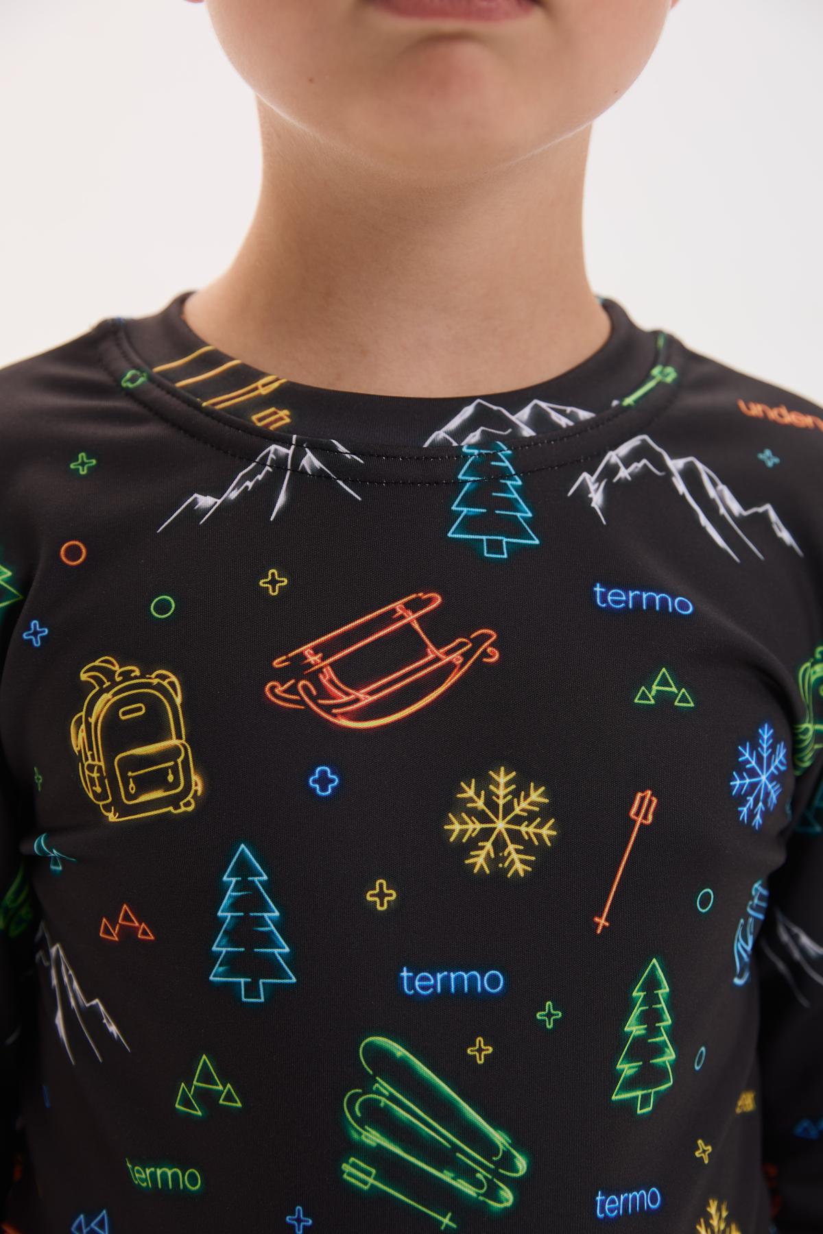 Термобілизна дитяча Thermo Print Kids — NEON WINTER — фото 8
