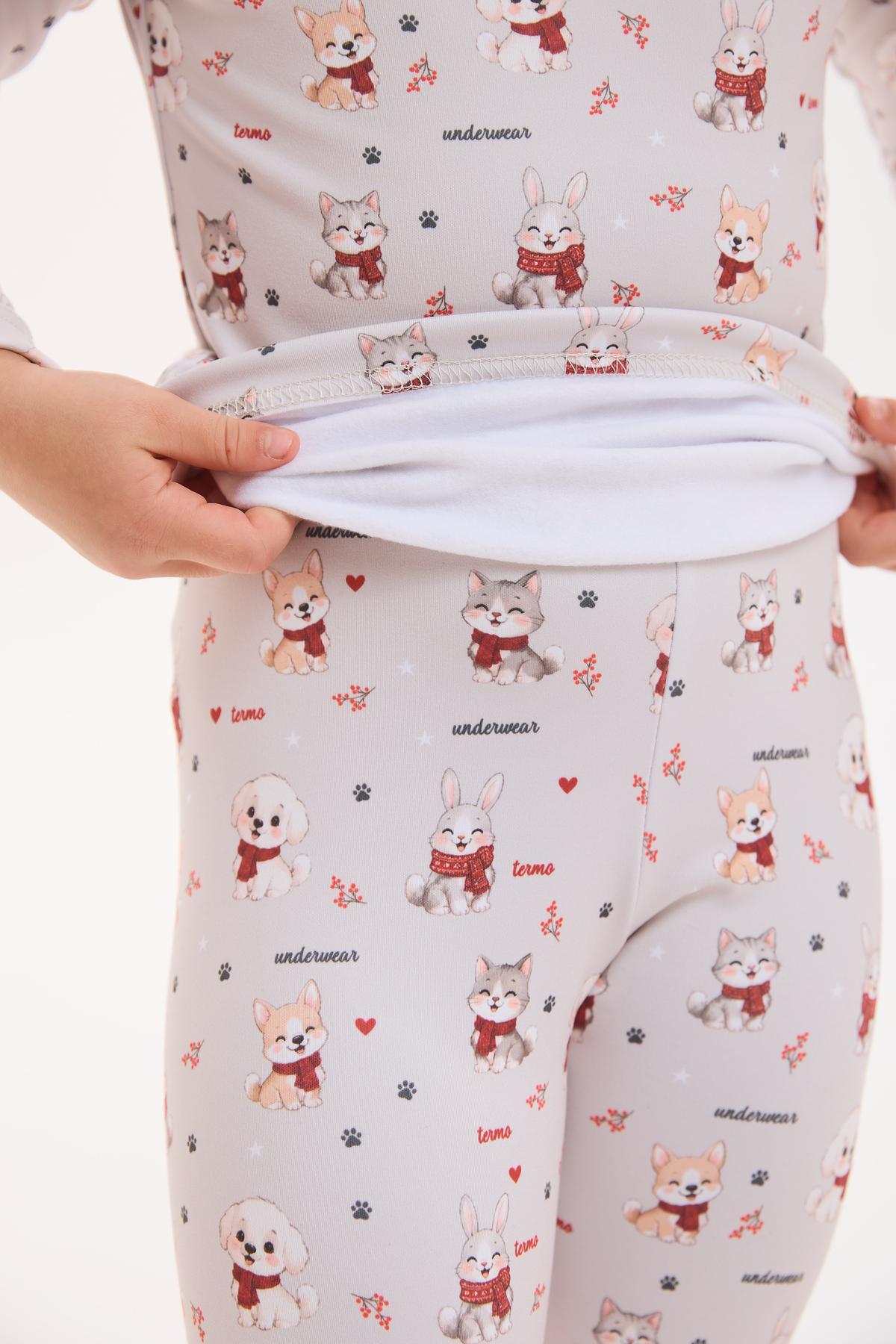 Термобілизна дитяча Thermo Print Kids — WINTER FRIENDS — фото 9